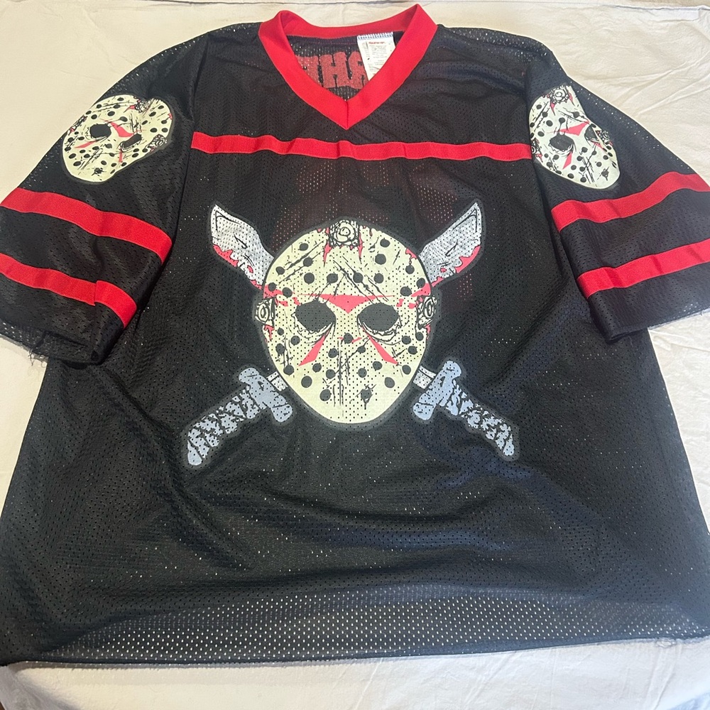 Friday The 13th Jason Voorhees Jersey 2006 Rubies Halloween Football Large